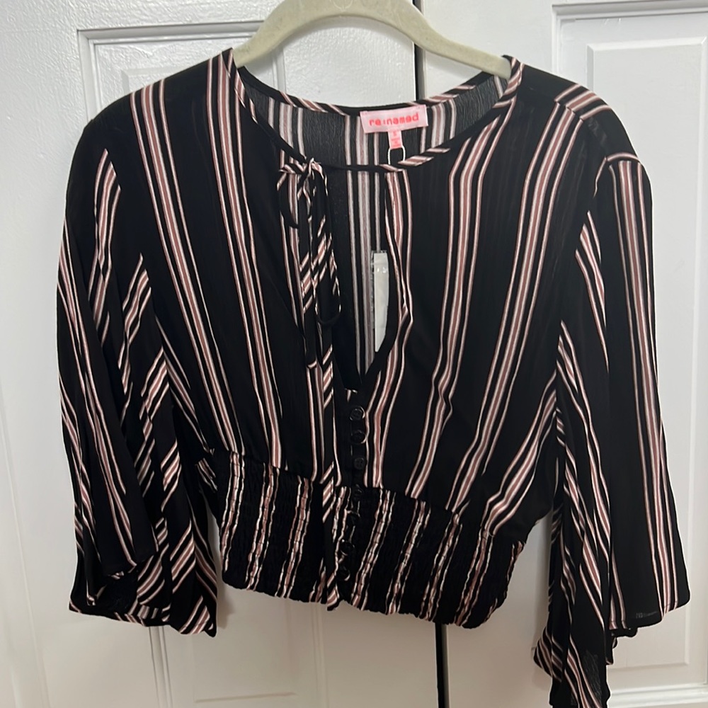 Renamed black crop top